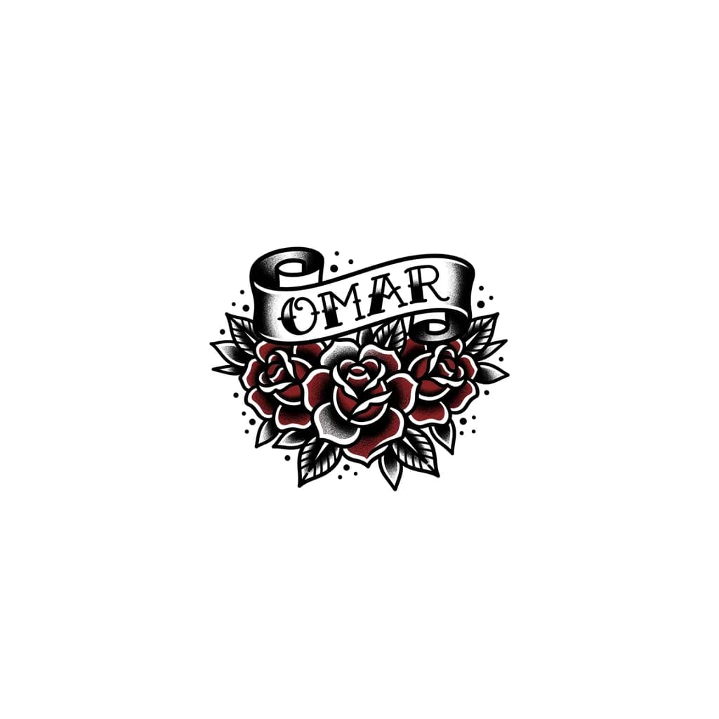 OMAR con rosas rojas estilo fino es para el dedo de compromiso 