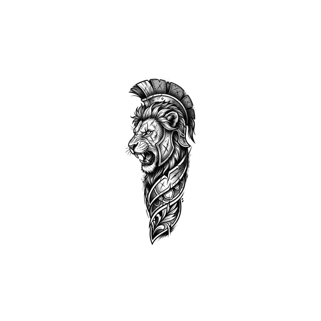 Lion Tattoo тату эскиз