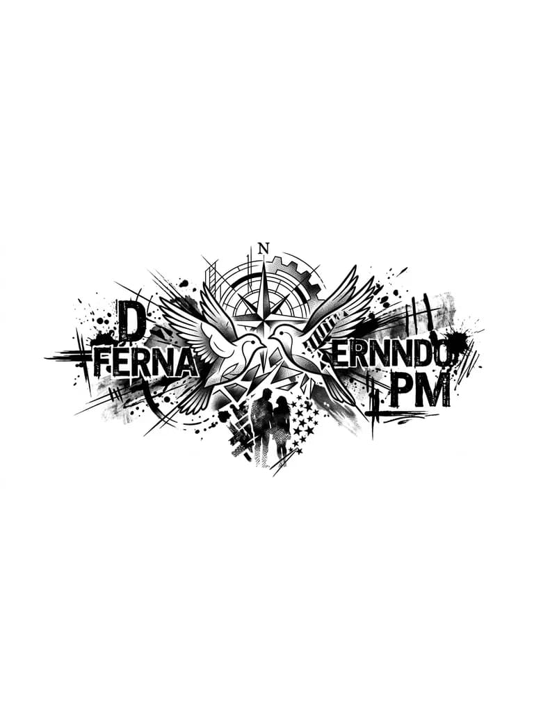 Hazme un tatuaje lindo original que sea significado de amor y unión que no tenga manos ni que se parezca a tatuajes comunes