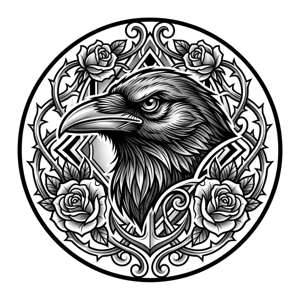 Mi nombre es Malco Calvete, me creé un perfil de Instagram que se llama Dat Tattoo y mi idea es enfocarme en neotradicional y black neo. Quiero un log circular para Instagram para mi página